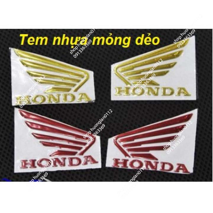Tem xe máy Honda Cánh Chim giá 1 cặp 2 cánh