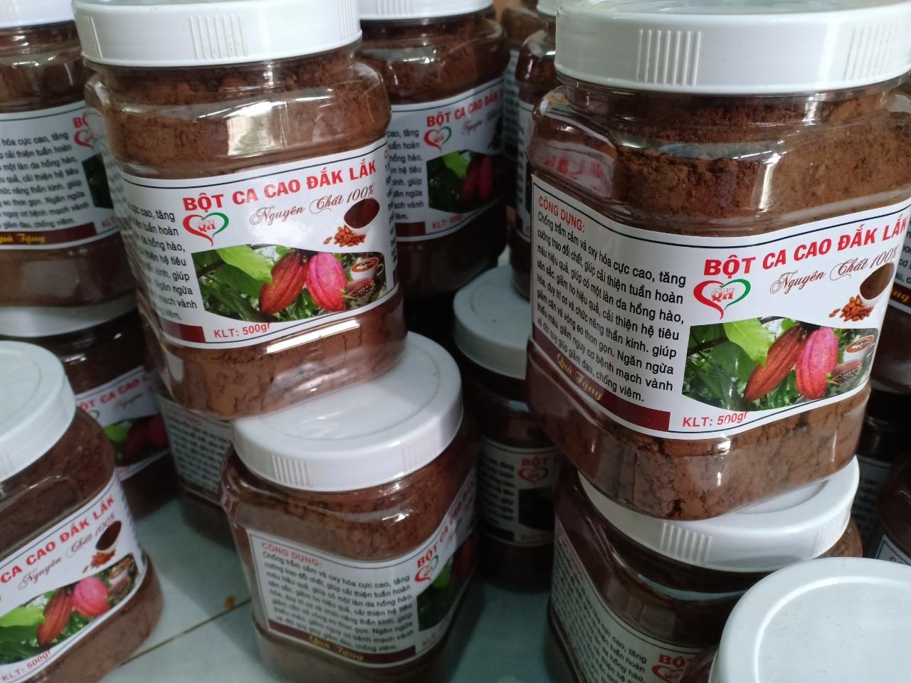 Bột Ca Cao Nguyên Chất 100% Đak Lak 500gr