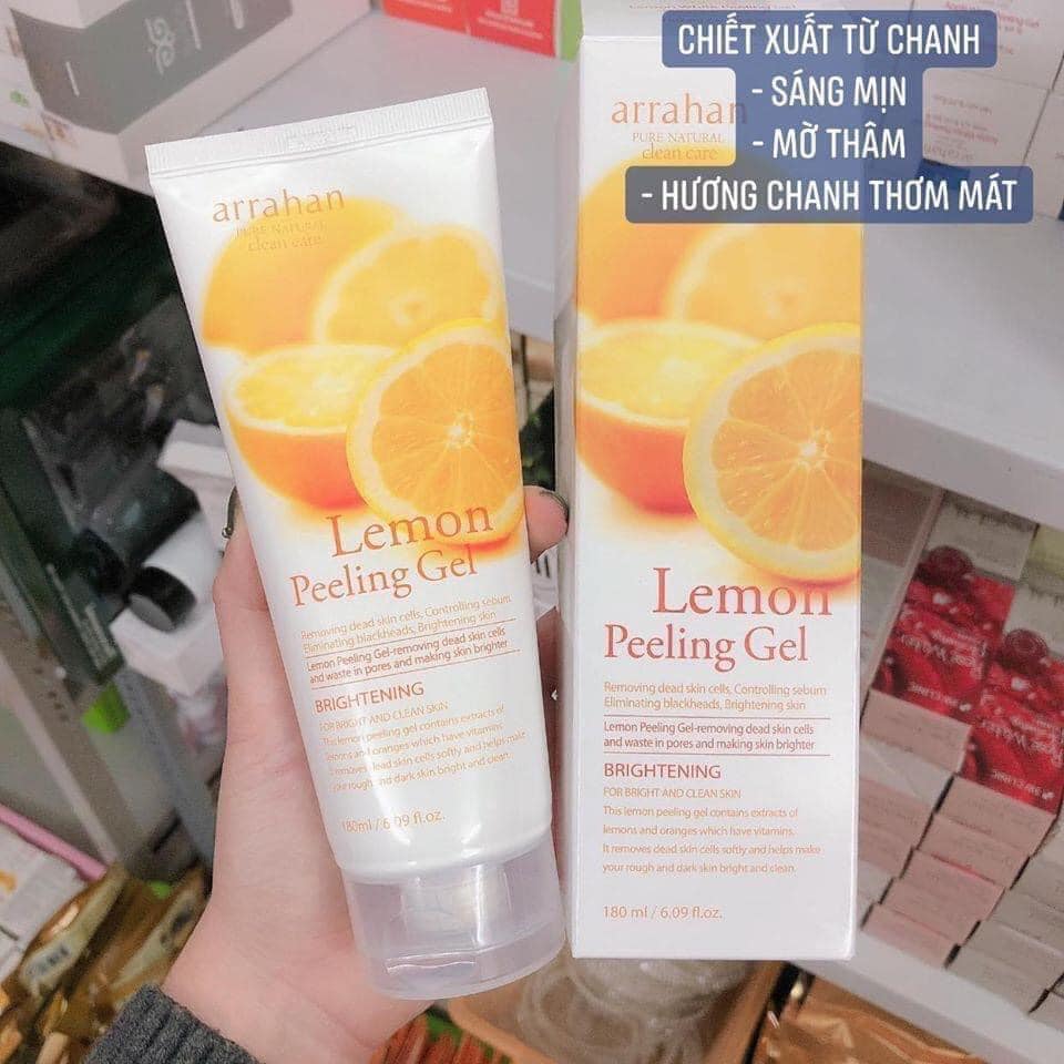 Tẩy Da Chết Hoa Quả Arahan Hàn Quốc - Gel Tẩy Tế Bào Chết Arrahan 180ML