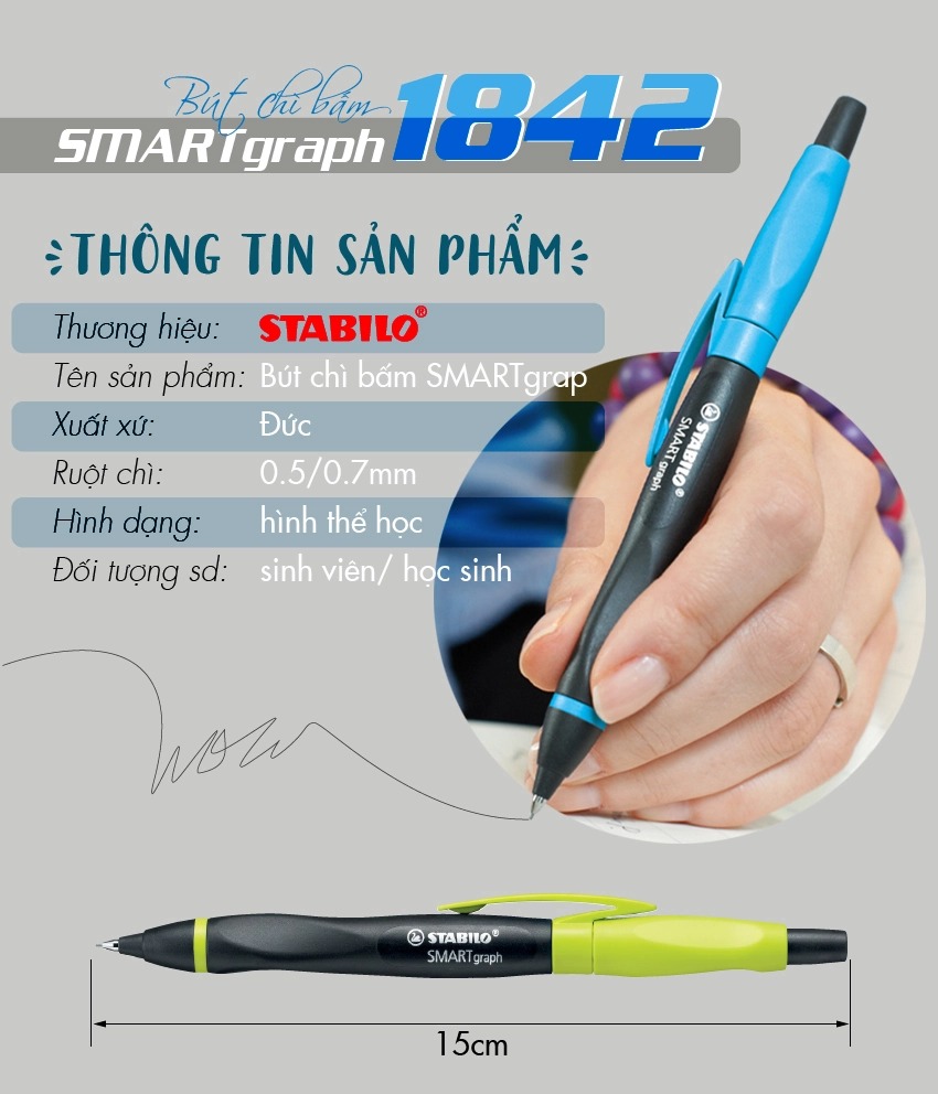 Bút chì bấm STABILO SMARTgraph 0.5
