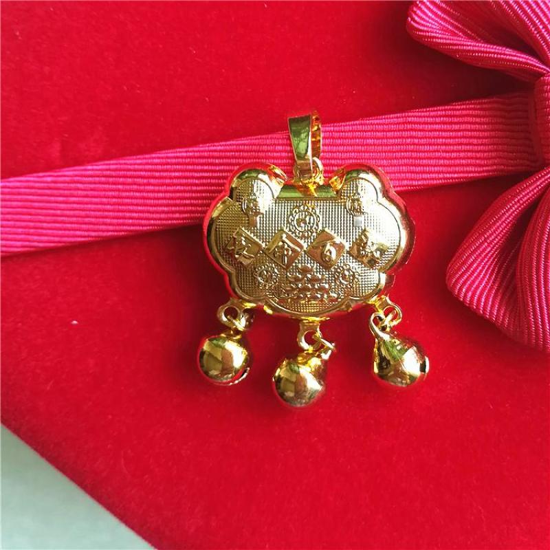 Đồng Xu EURO Chuông Khoá Trường Thọ Bóng Phối Trang Sức Hàn Quốc Kiểu Hàn Quốc Tính Khí Mốt Thời Thượng Ngắn Dây Chuyền Xương Đòn Dây Chuyền Nữ