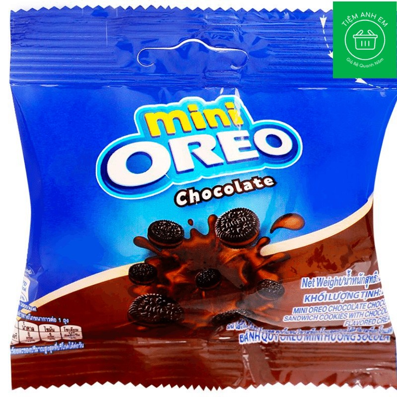 Bánh quy Oreo Mini kem socola gói 20.4g