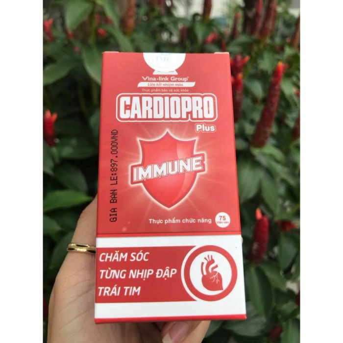 Thực phẩm chức năng Cadiopro Plus Vinalink hỗ trợ tim mạch