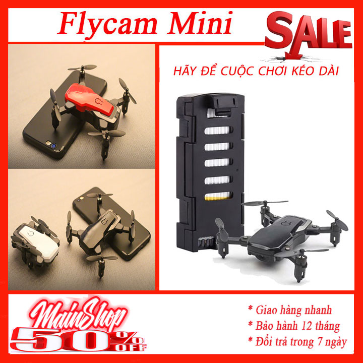 Flycam mini, Flycam , Máy bay camera, flycam mini giá rẻ điều khiển từ xa quay phim, chụp ảnh, chống rung quang học kết nối wifi có tay cầm điều khiển model HDRC D2 kết nối wifi quay phim chụp ảnh Bảo Hành 1 Đổi 1 Toàn Quốc