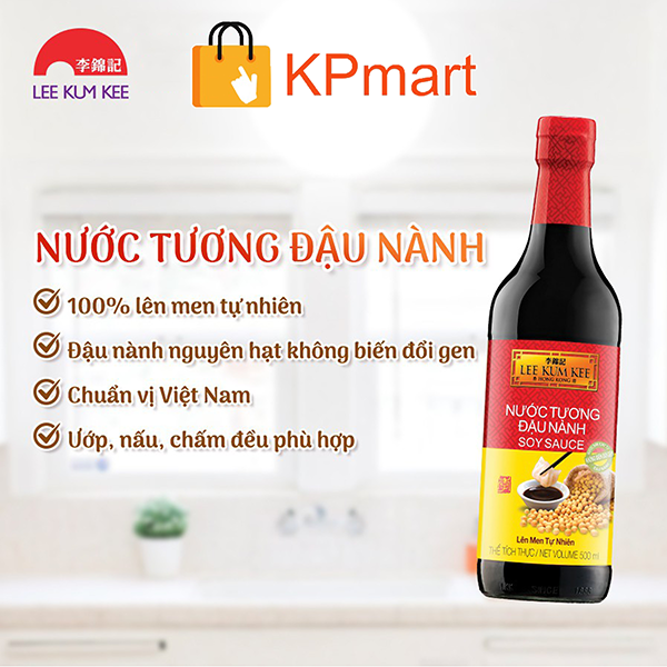 Nước tương đậu nành Lee Kum Kee 500ML