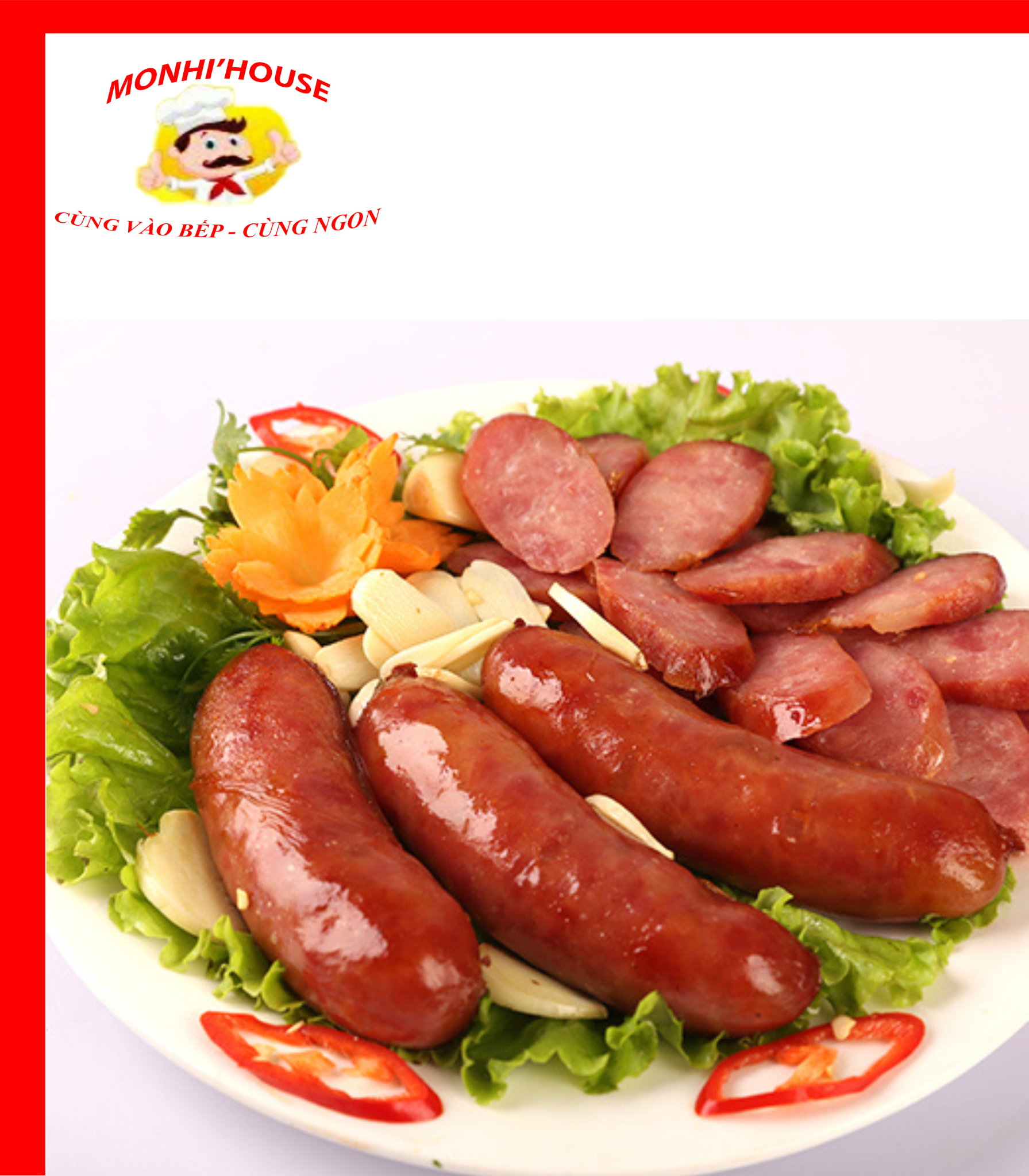 500g Lạp xưởng Tôm (Đặc sản Sóc Trăng)