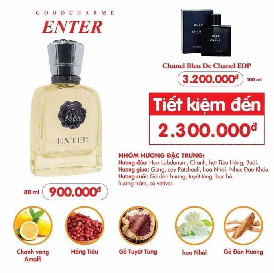 [HCM]Nước hoa nam ENTER  - LỊCH LÃM, NAM TÍNH (100ML)