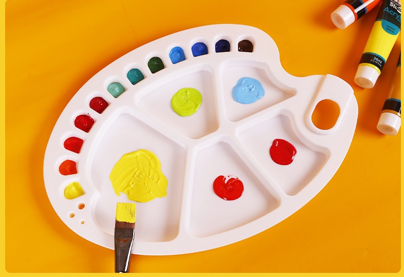 Khay Pha Màu nhựa Oval Mont Marte (Palette)