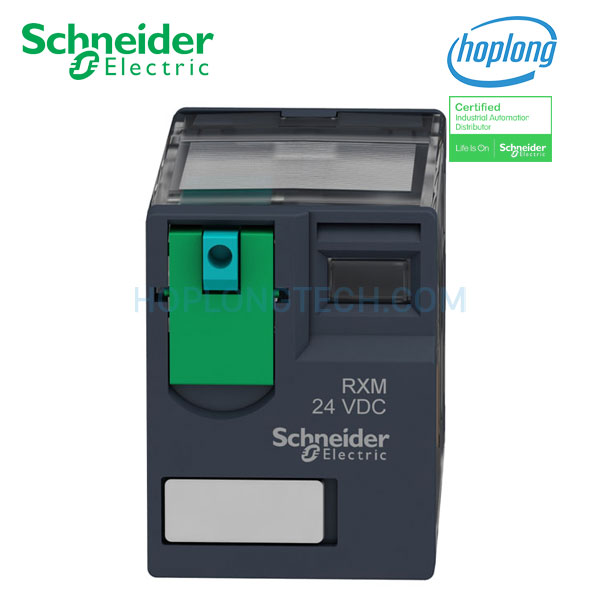 Relay trung gian RXM2AB1BD Schneider - 2 Poles (8 chân) - 24VDC