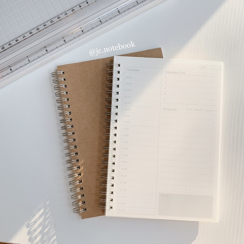 Daily Planner | Basic Planner Notebook | Timetable | To do list