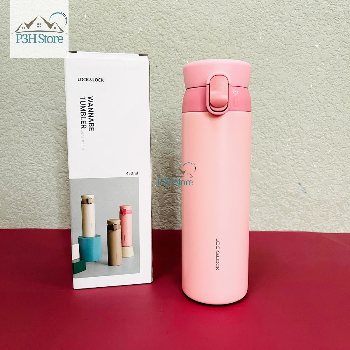 Bình giữ nhiệt LocknLock Wannabe Screw Tumbler 450ml LHC3240 p3hstore