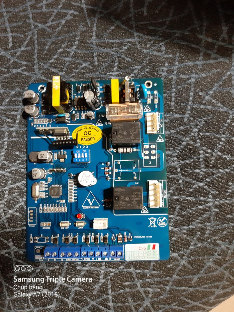 Mạch bộ điều khiển cửa cuốn Austdoor A803