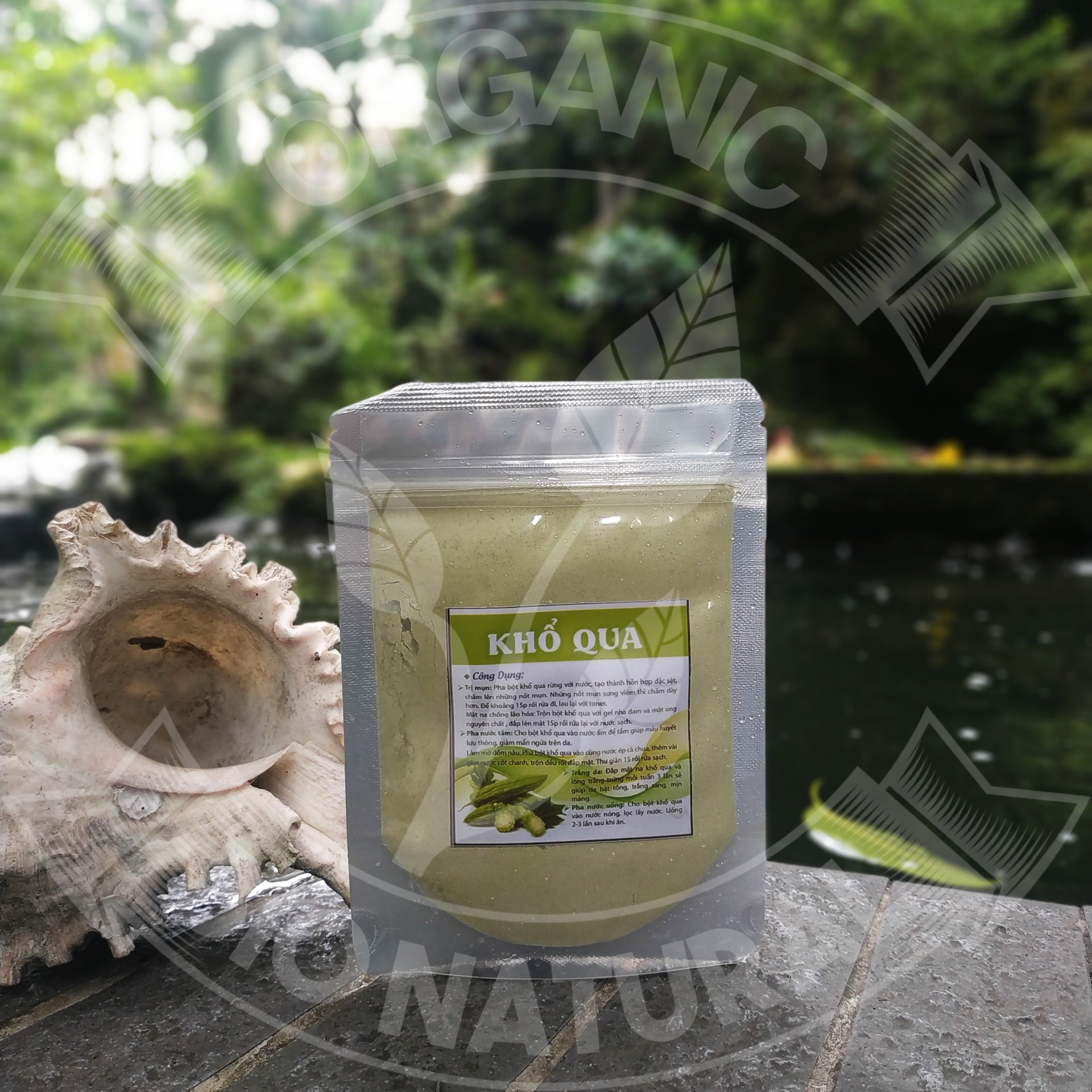 [HCM][BIONATURALVN] Bột đắp mặt nạ Khổ Qua HANDMADE 50gr