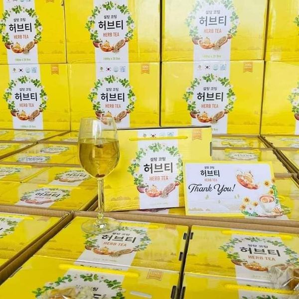 Trà hoa cúc mật ong đường phèn Hàn Quốc