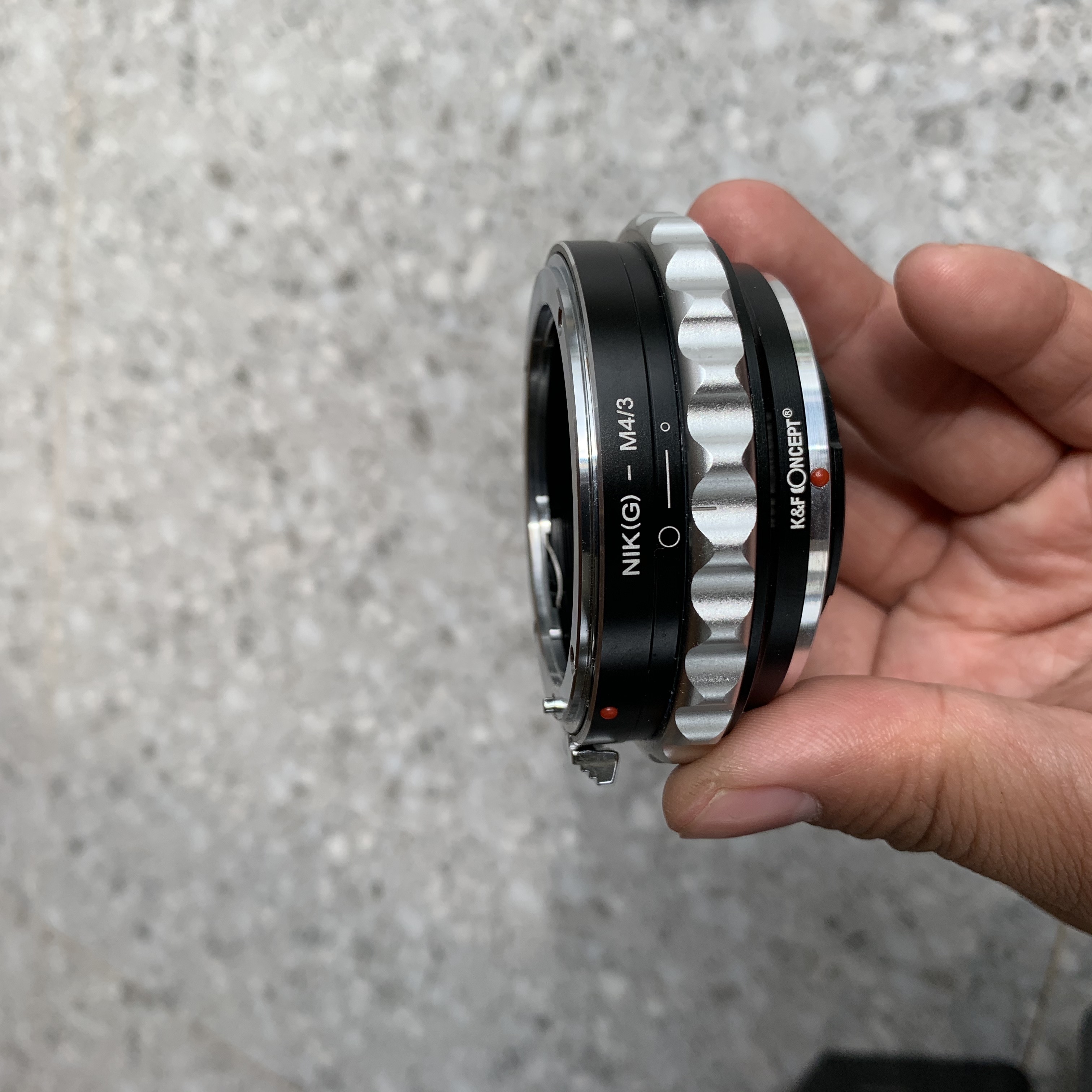 Ngàm Chuyển AI(G)-M4/3 Hiệu K&F Concept (sử dụng lens Nikon đời G trên máy Olympus, Lumix, M4/3)
