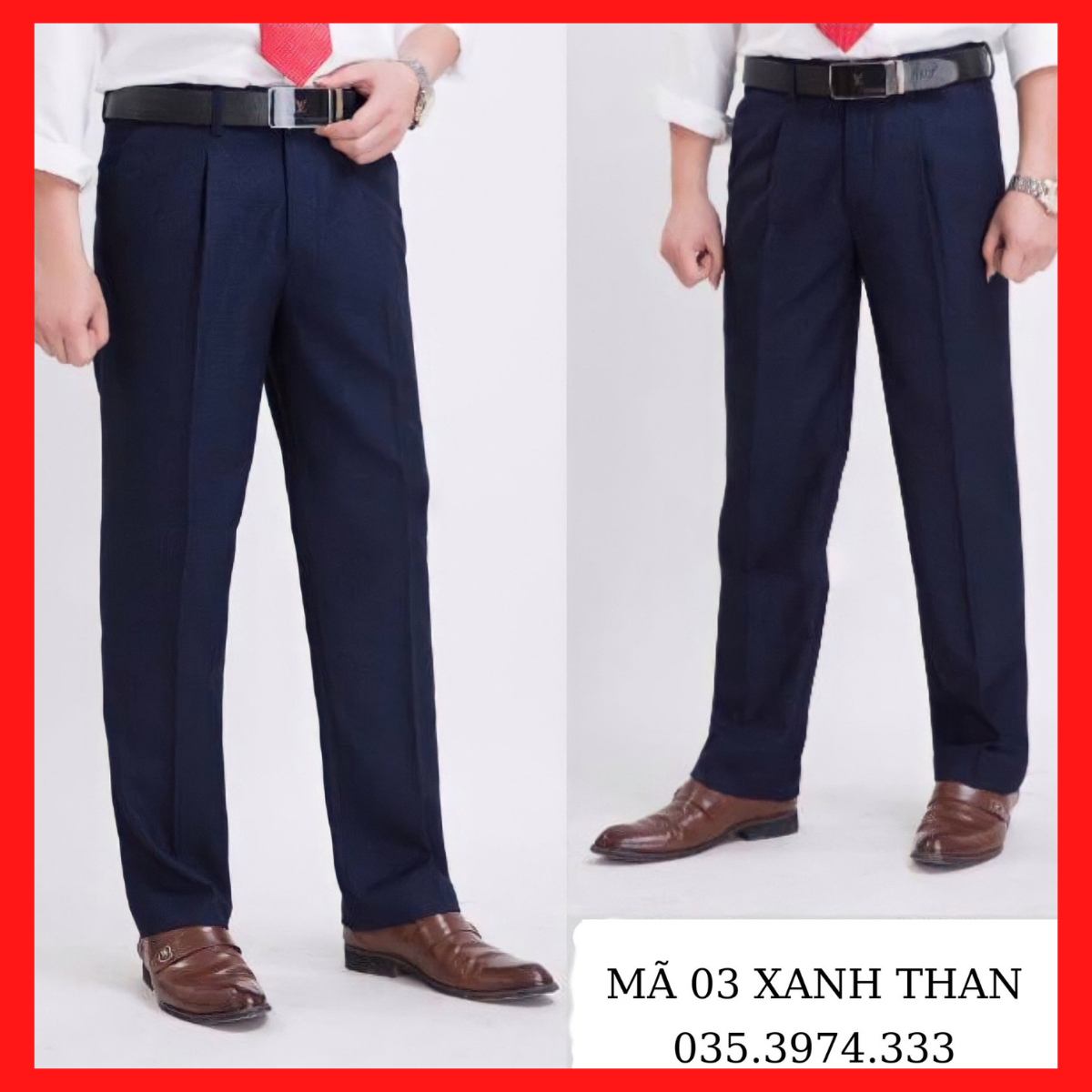 Quần âu nam trung niên cao cấp