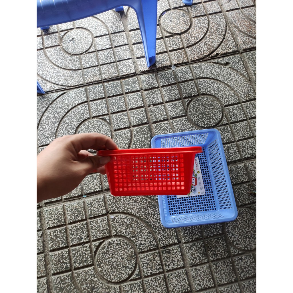 [HCM]Rổ Nhựa Vuông SâuHiệu Tân Lập Thành
