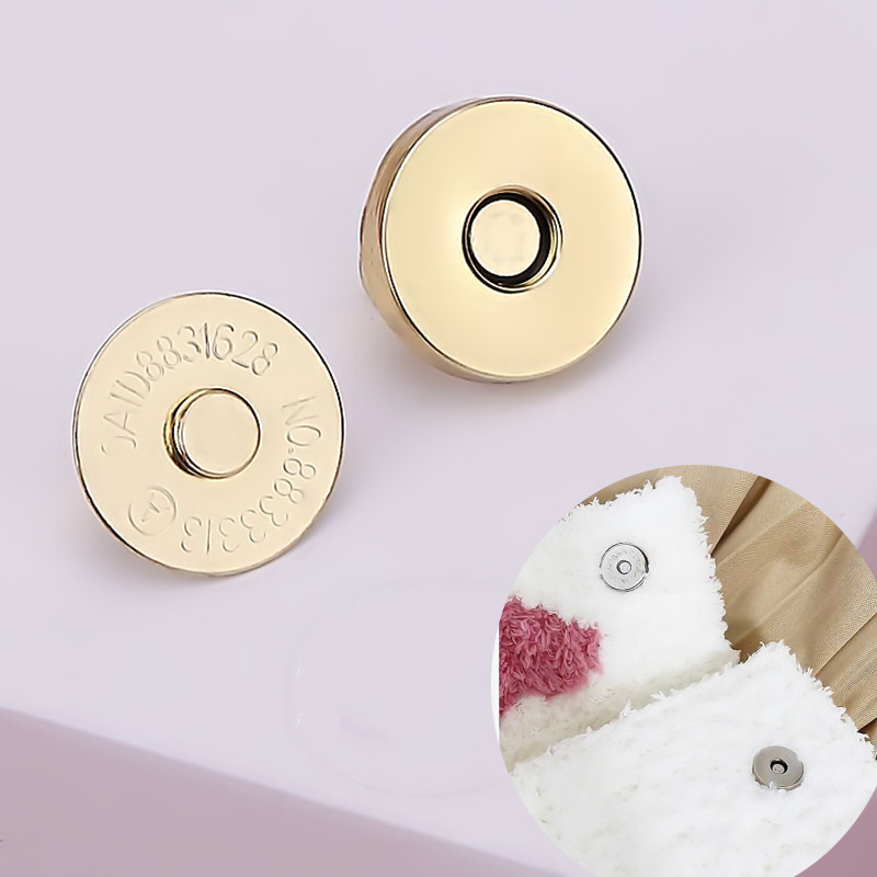 Nút hít gài 18mm - Phụ kiện handmade làm túi khoá cài cho túi xách đường kính 1,8cm