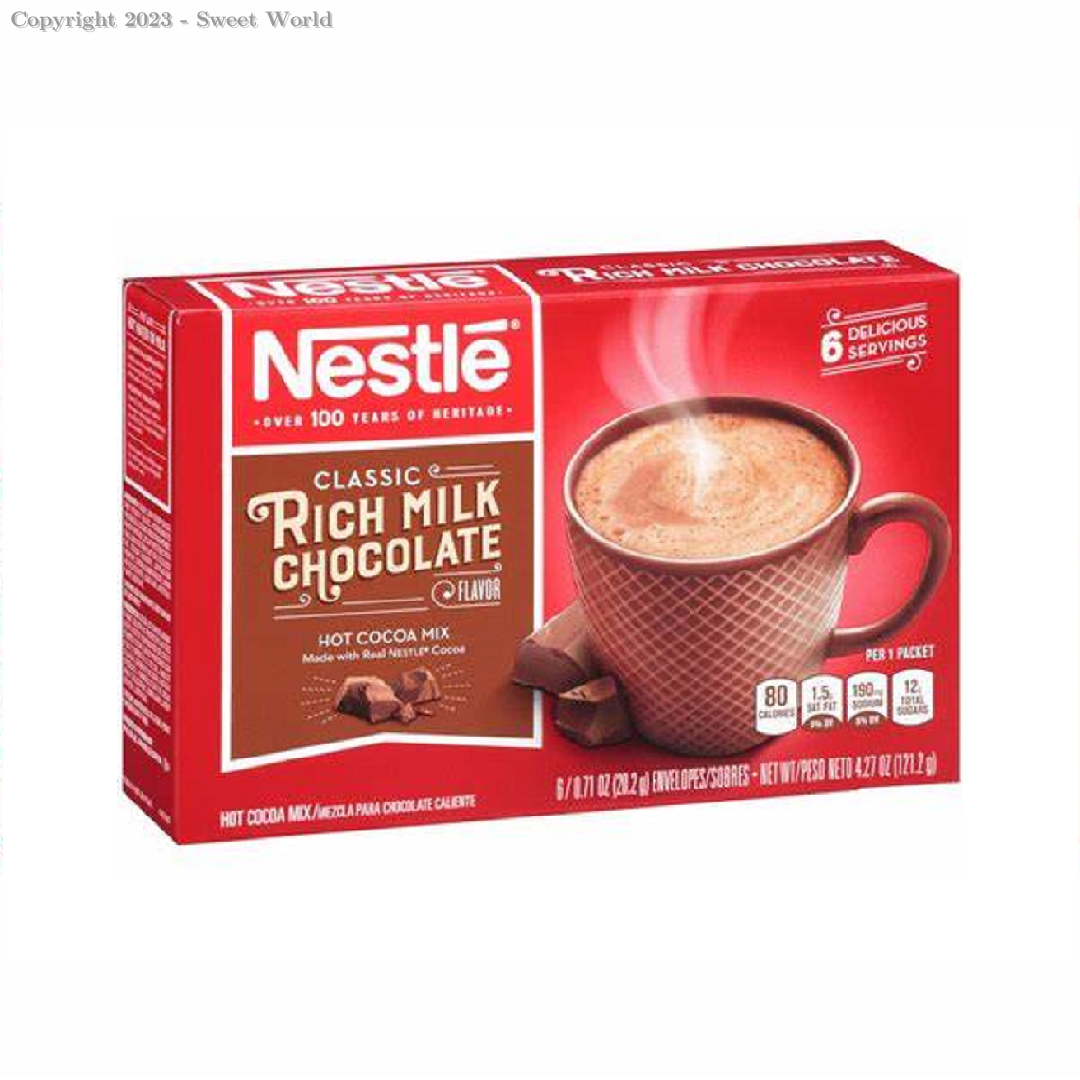 Bột Cocoa Hòa Tan Nestle Rich Milk Chocolate 193.6gr (date 03/2025)