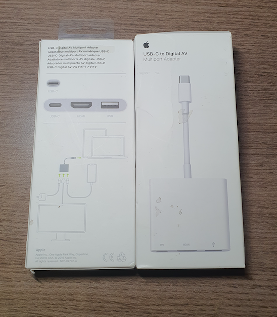 Cáp chuyển HDMI Apple - Apple USB-C Digital AV Multiport Adapter - MUF82AM/A (A2119)