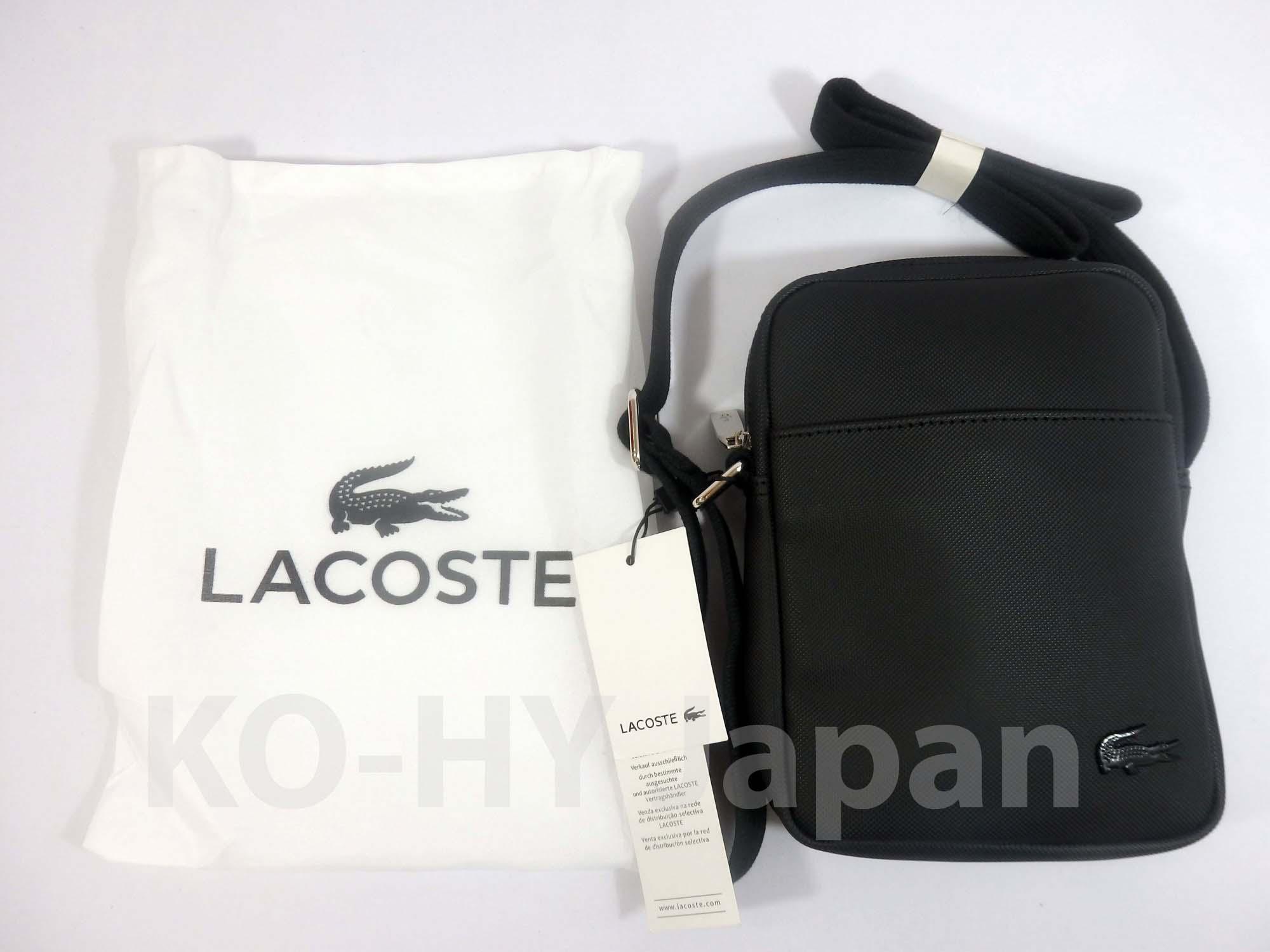 Túi thời trang nam đeo chéo LACOSTE Pochette-black
