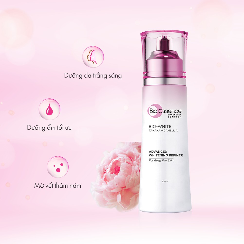 Nước Cân Bằng Bio Essence Bio White Advanced Whitening Refiner 100ml