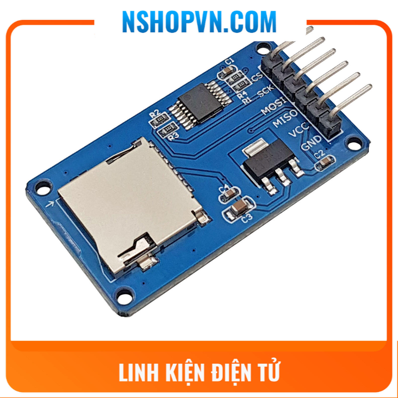 Mạch ghi đọc thẻ micro sd