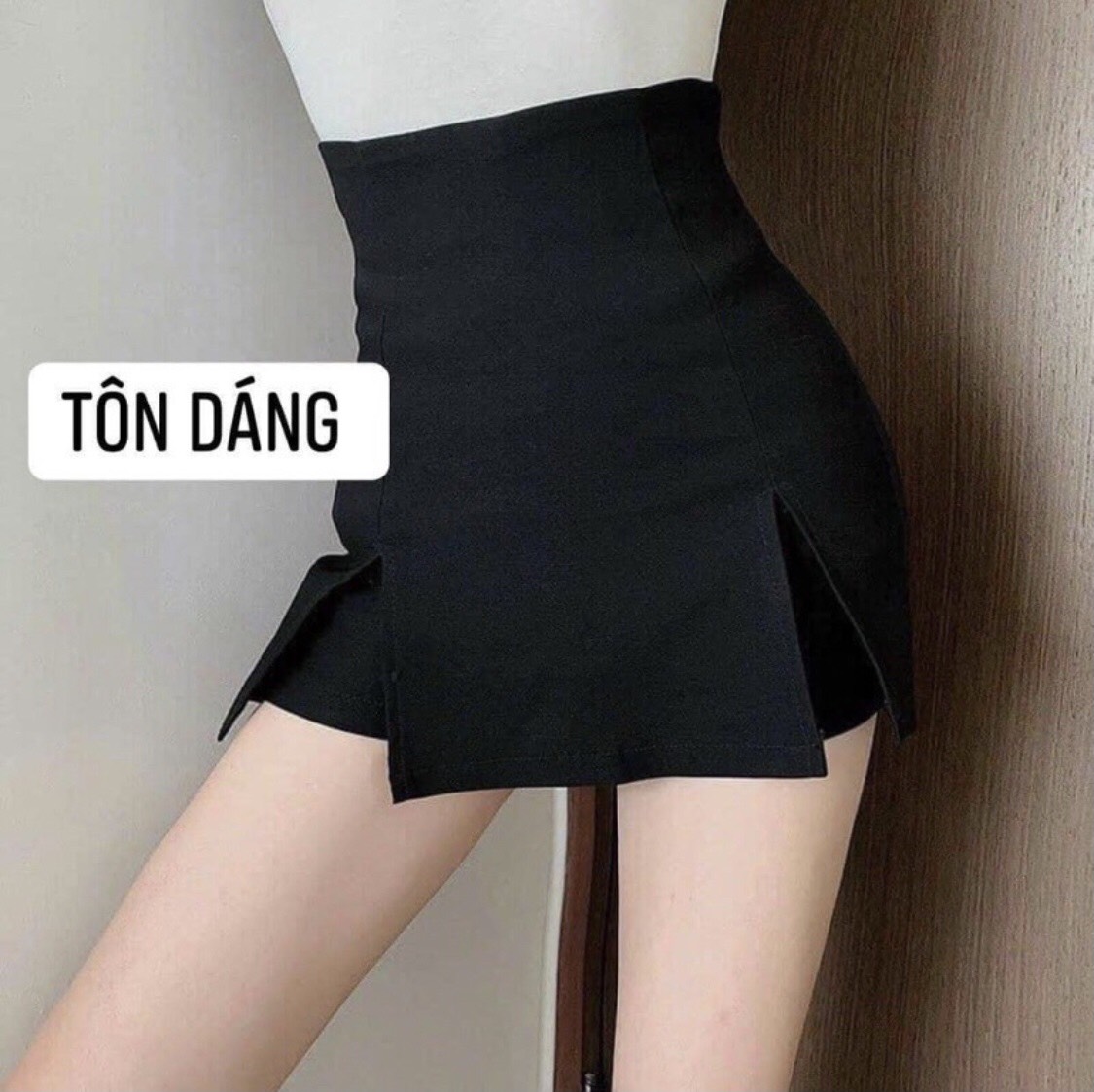 Quần short nữ giả váy vạt 2 bên siêu Hot_VB222