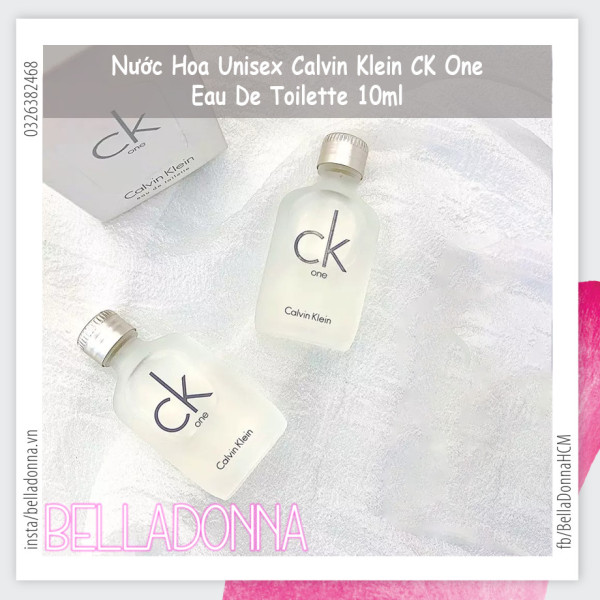Nước Hoa Unisex Calvin Klein CK One Eau De Toilette 10ml