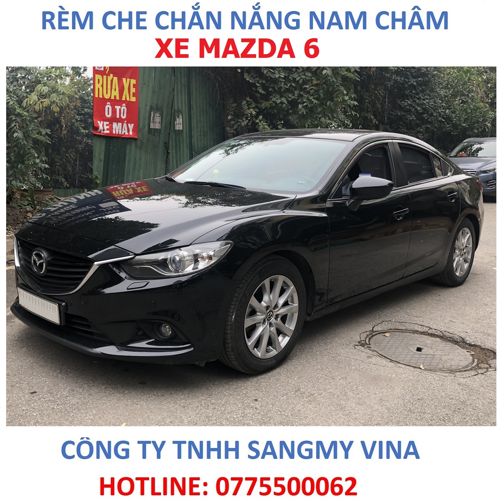 Rèm che chắn nắng nam châm xe Mazda 6