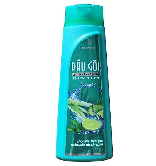 Dầu Gội Thorakao Chanh Sả Bạc Hà 400ml