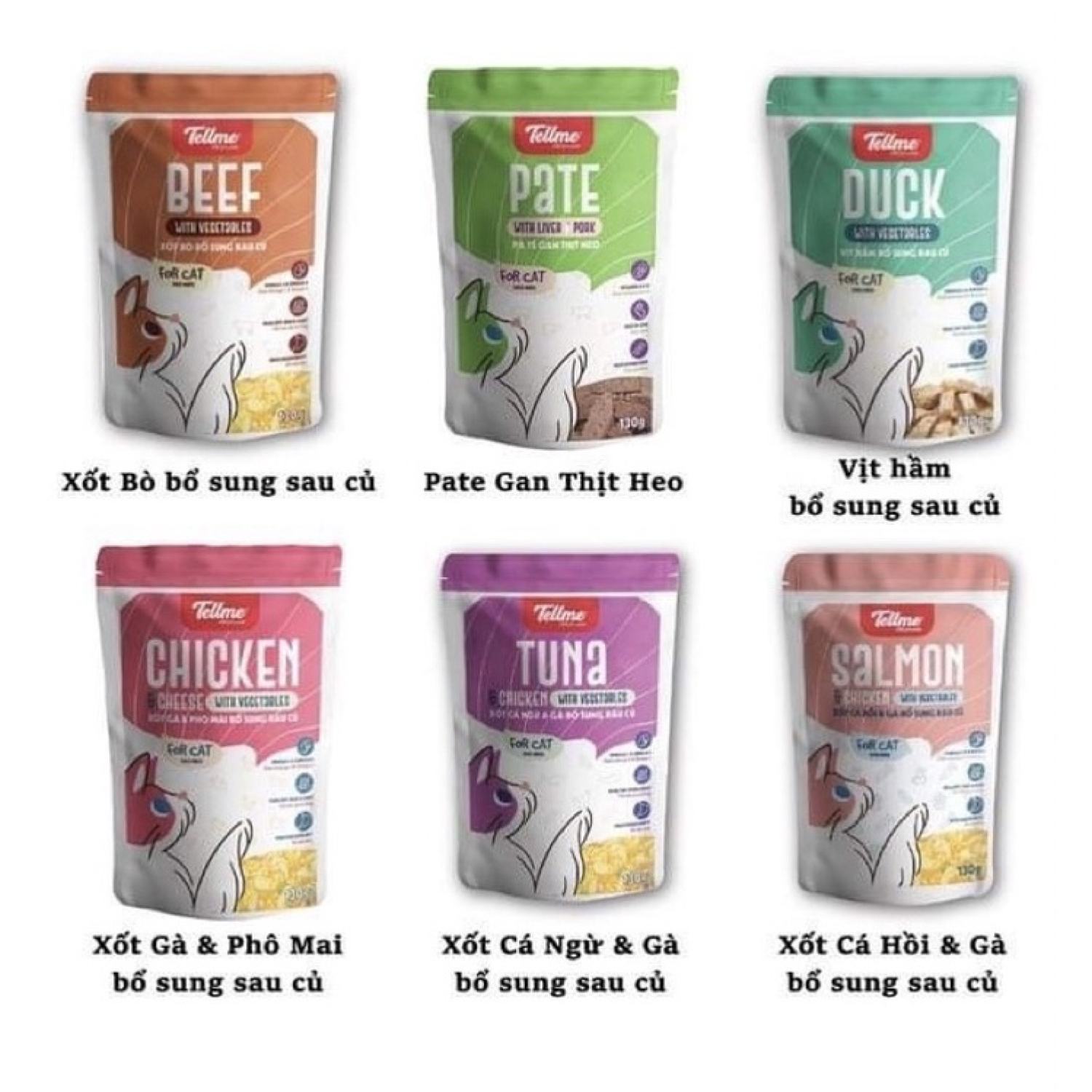 [ 130gr ] Pate Tellme cho mèo 🐱