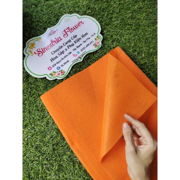 Giấy mếch tập bó hoa