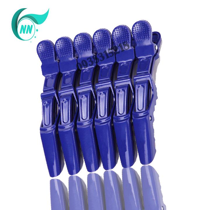 Bộ 6 Kẹp cá sấu chia tóc ( vàng )