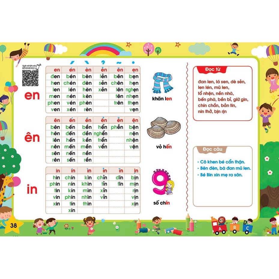 Sách - Tập Đánh Vần Tiếng Việt - Theo sơ đồ tư duy (Phiên bản Đặc biệt 4.0 Quét mã QR nghe Đọc và Kể chuyện)