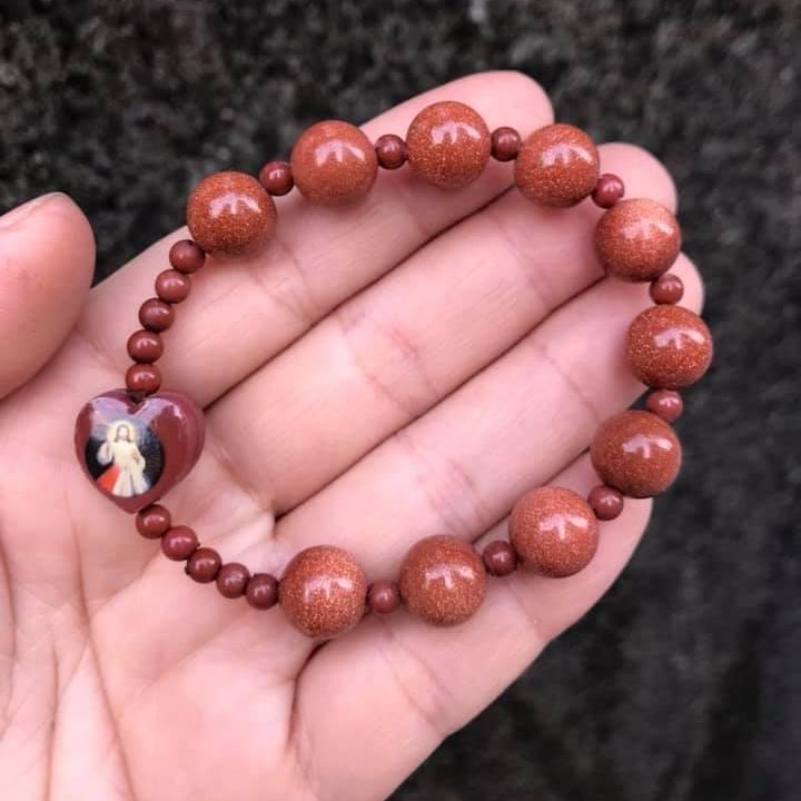 [HCM]VÒNG CHUỖI MÂN CÔI ĐÁ KIM SA HẠT 10LY