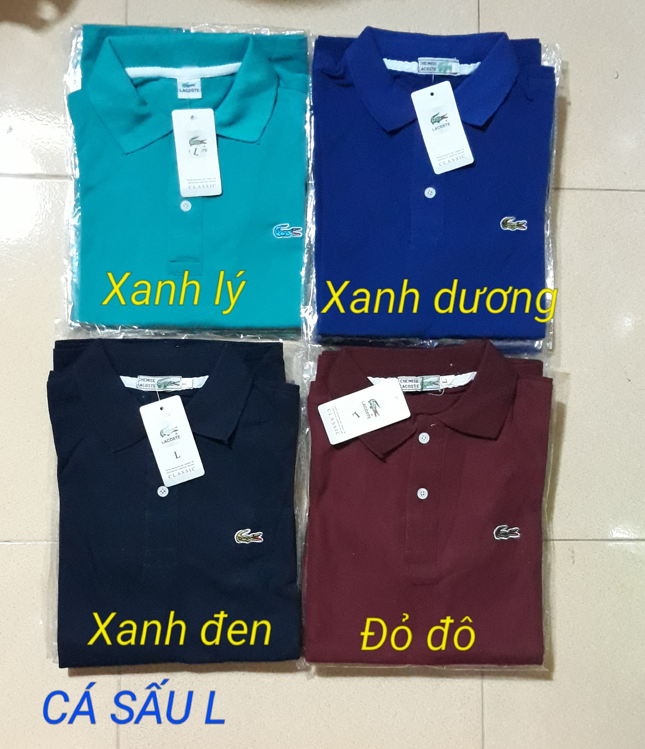 Áo thun nam cá sấu