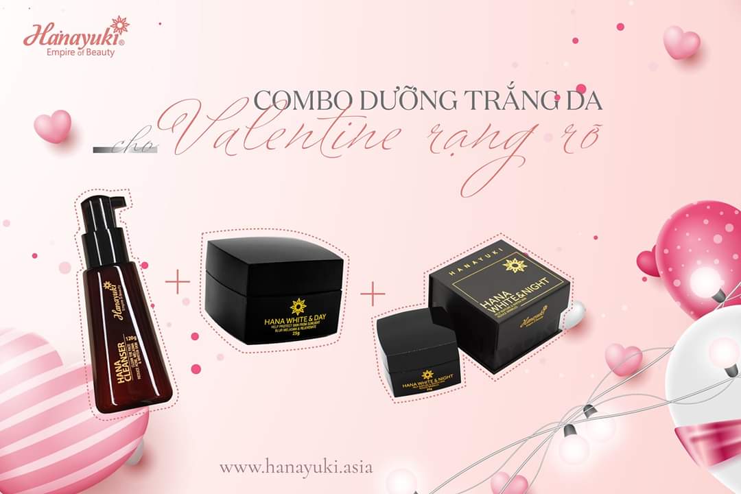 [TẶNG QUÀ + GIẢM VOUCHER 8%] [Chính Hãng Hanayuki, Date 2026]COMBO 3 SP DƯỠNG TRẮNG sữa rửa mặt y hoc kem ngày và kem đêm tái tạo Hanayuki