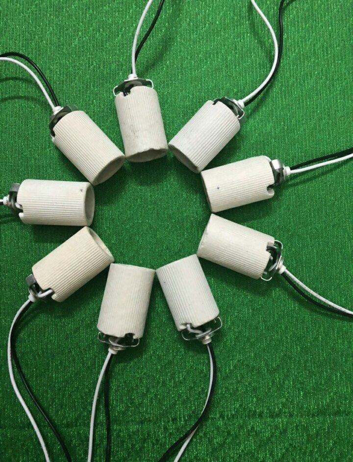 Bộ 8 đui đèn sứ chống cháy e14 giá rẻ