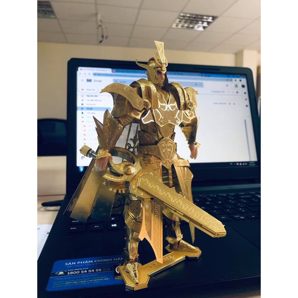 Mô hình 3D kim loại lắp ráp Piececool Triệu Tử Long [Chưa lắp]