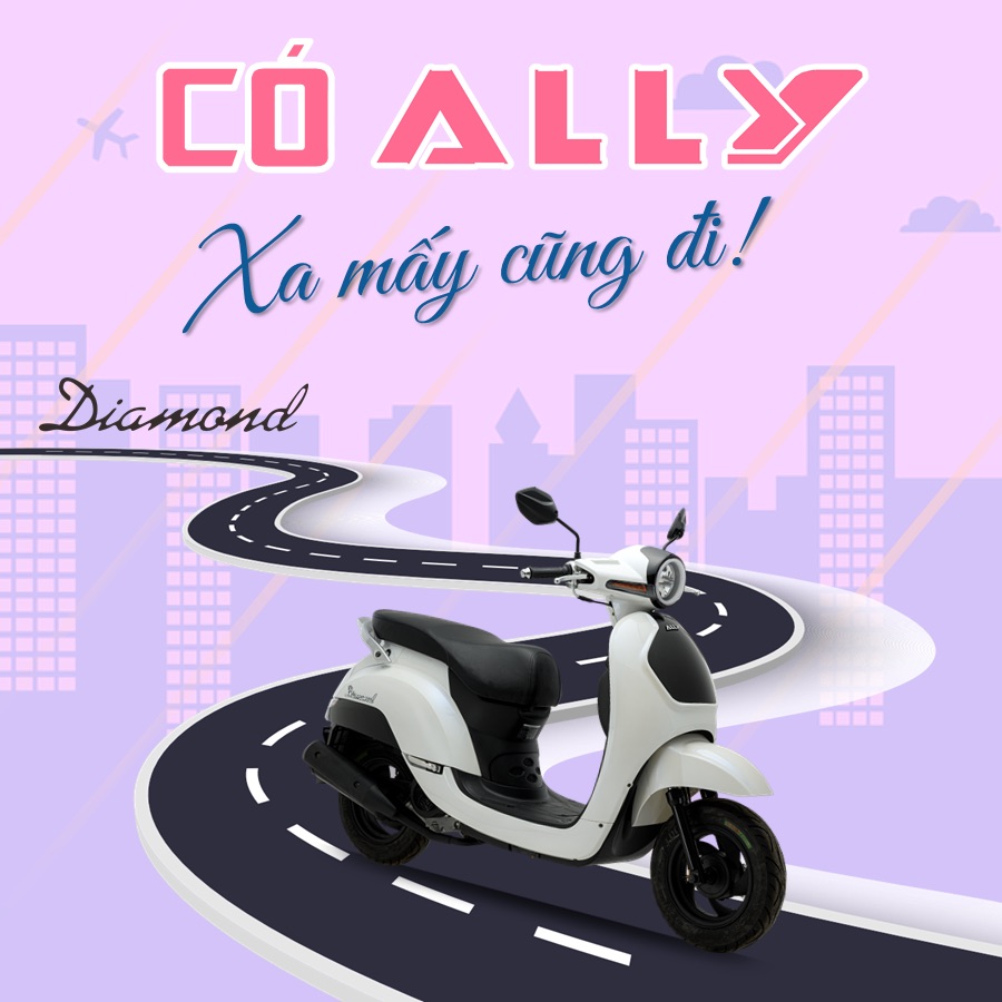Xe máy 50cc Diamond Aly