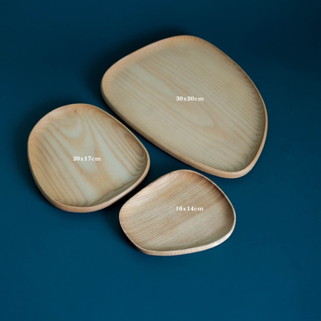 Khay gỗ lệch- khay gỗ decor