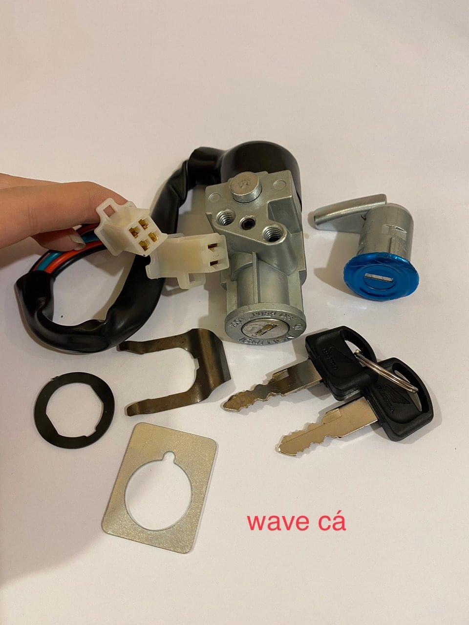 Original motorcycle dream, fish wave, small wave, ZX lock set