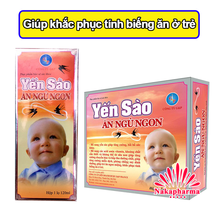 Yến Sào Ăn Ngủ Ngon G&P - 20 ống x 10ml
