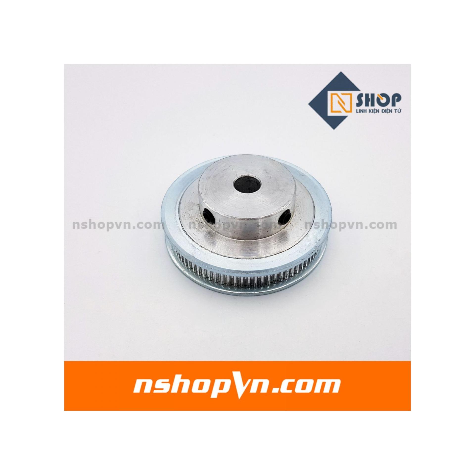 Puly GT2 80 răng trục 8mm