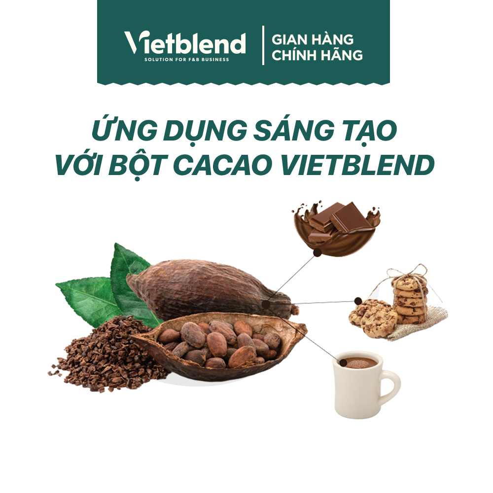Bột Ca Cao VIETBLEND - Túi 500g
