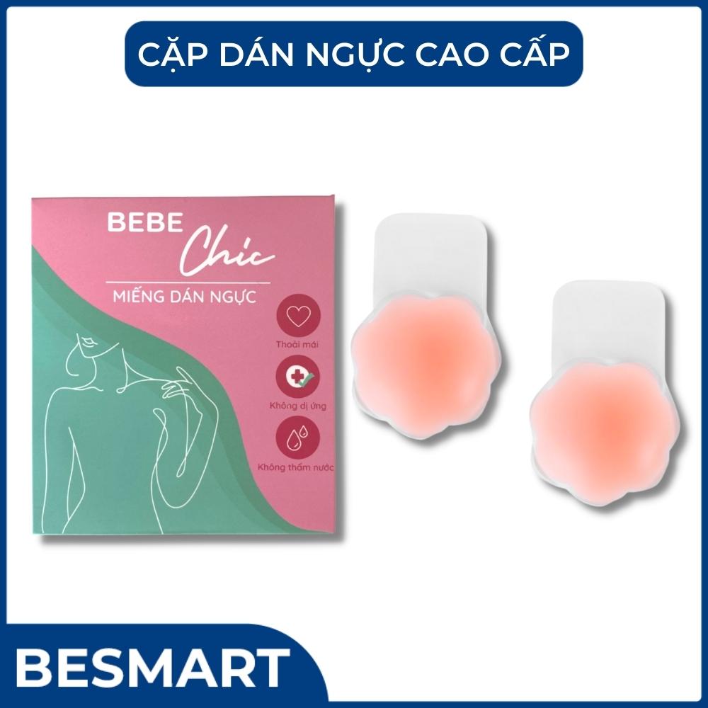 Cặp Miếng Dán Nâng Ngực Cao Cấp Tái Sử Dụng BEBE CHIC