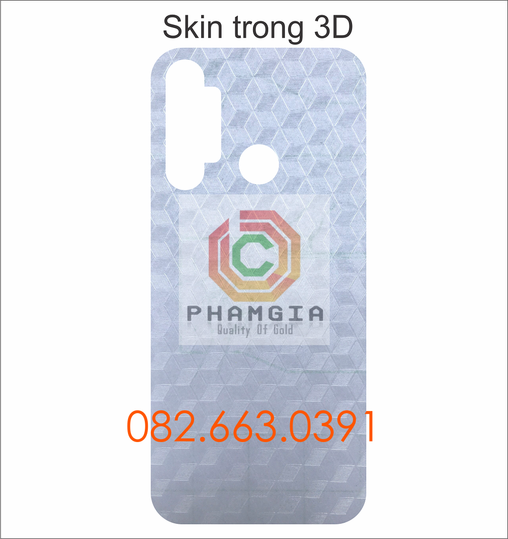 Miếng dán mặt lưng skin carbon Realme 5i