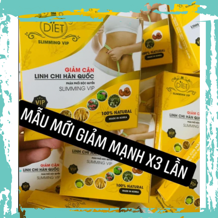 Giảm Cân Linh Chi Thảo mộc 30v giảm x3 loại mới