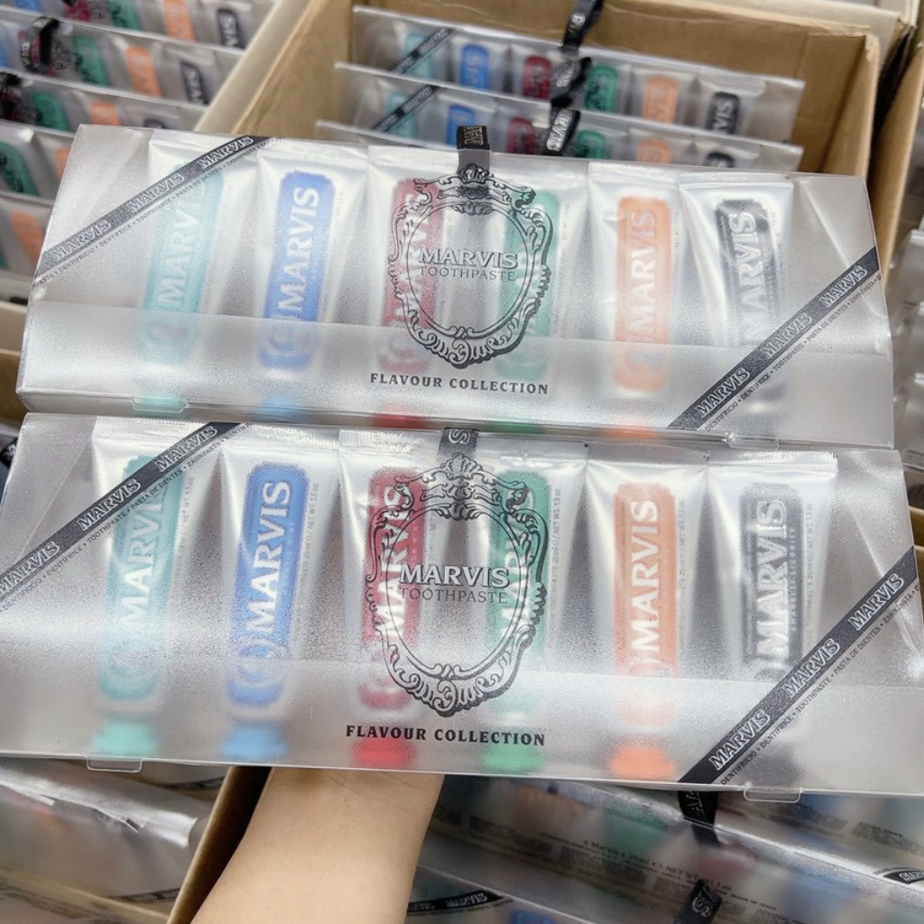 Kem Đánh Răng Marvis Set 7 Tuýp 25ML 7 Flavour Pack 25ML - Marvis